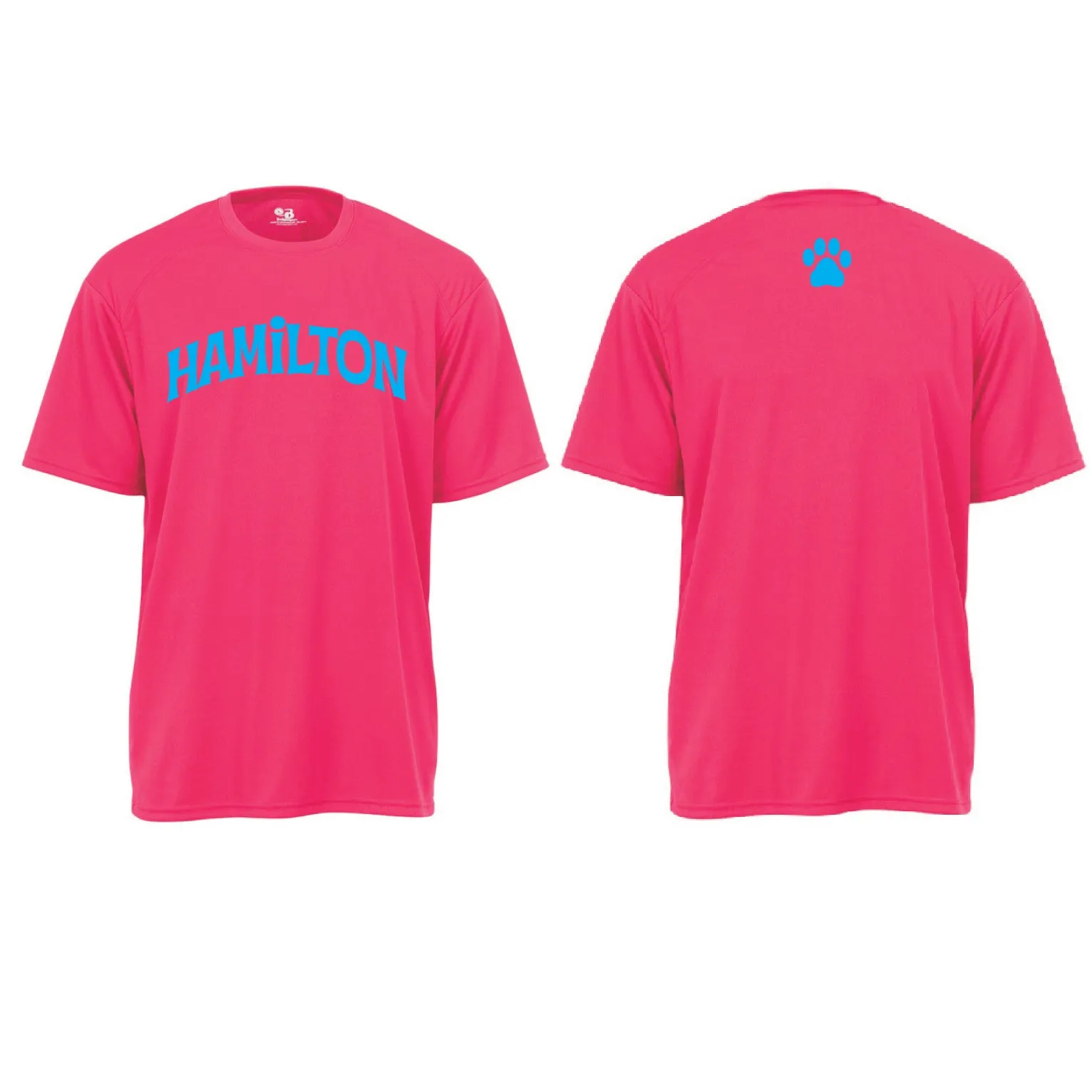 1/1A badger MOISTURE WICKING T-Shirt / HOT PINK