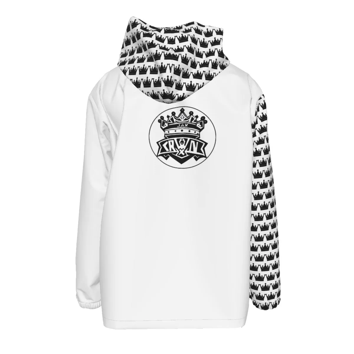 All-Over Print Men's Hooded Zipper Windproof Jacket SWOLE PRINT