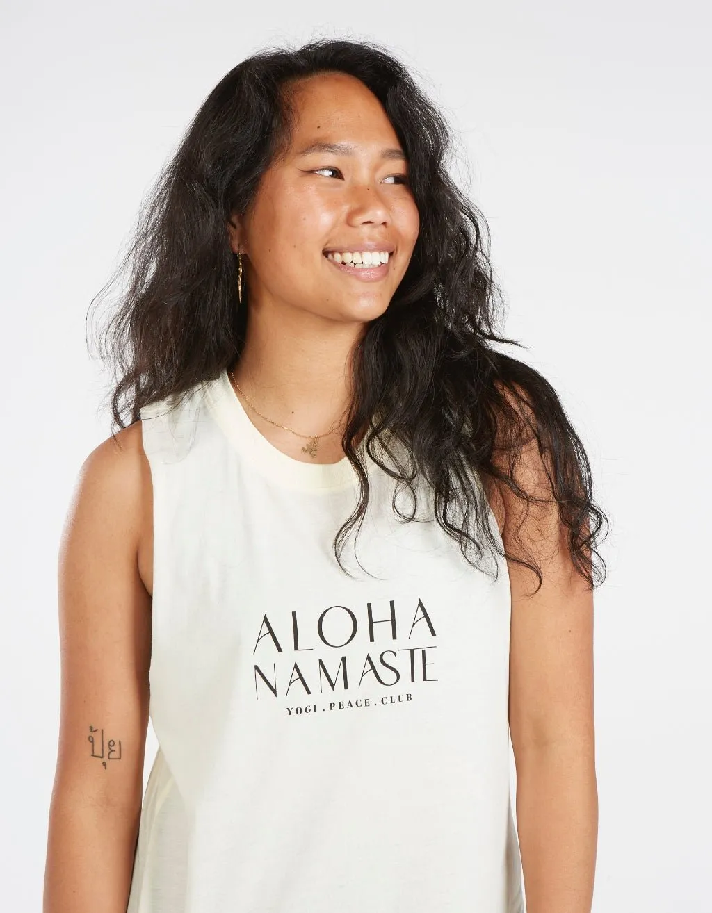 Aloha Tank - Cream - FINAL SALE