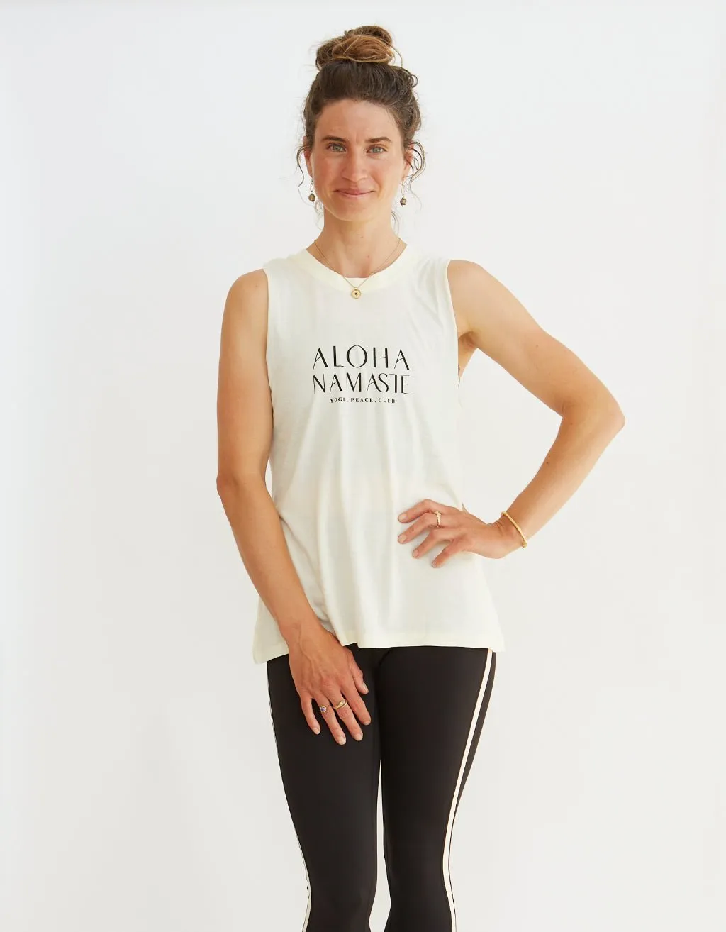 Aloha Tank - Cream - FINAL SALE