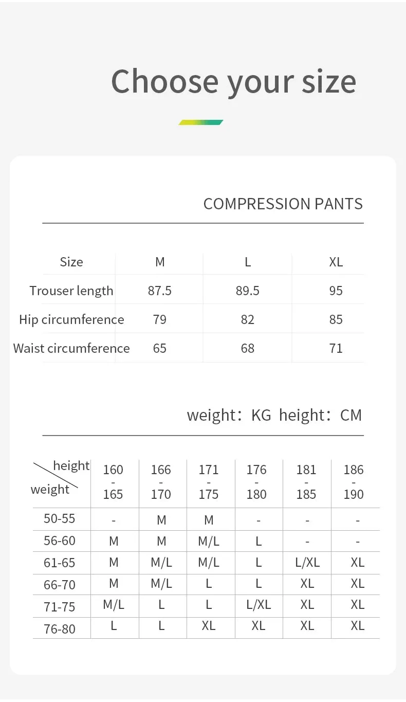 AONIJIE FM5121 Men’s Quick-Dry Compression Pants | Elastic Tights for Running, Cycling & Fitness