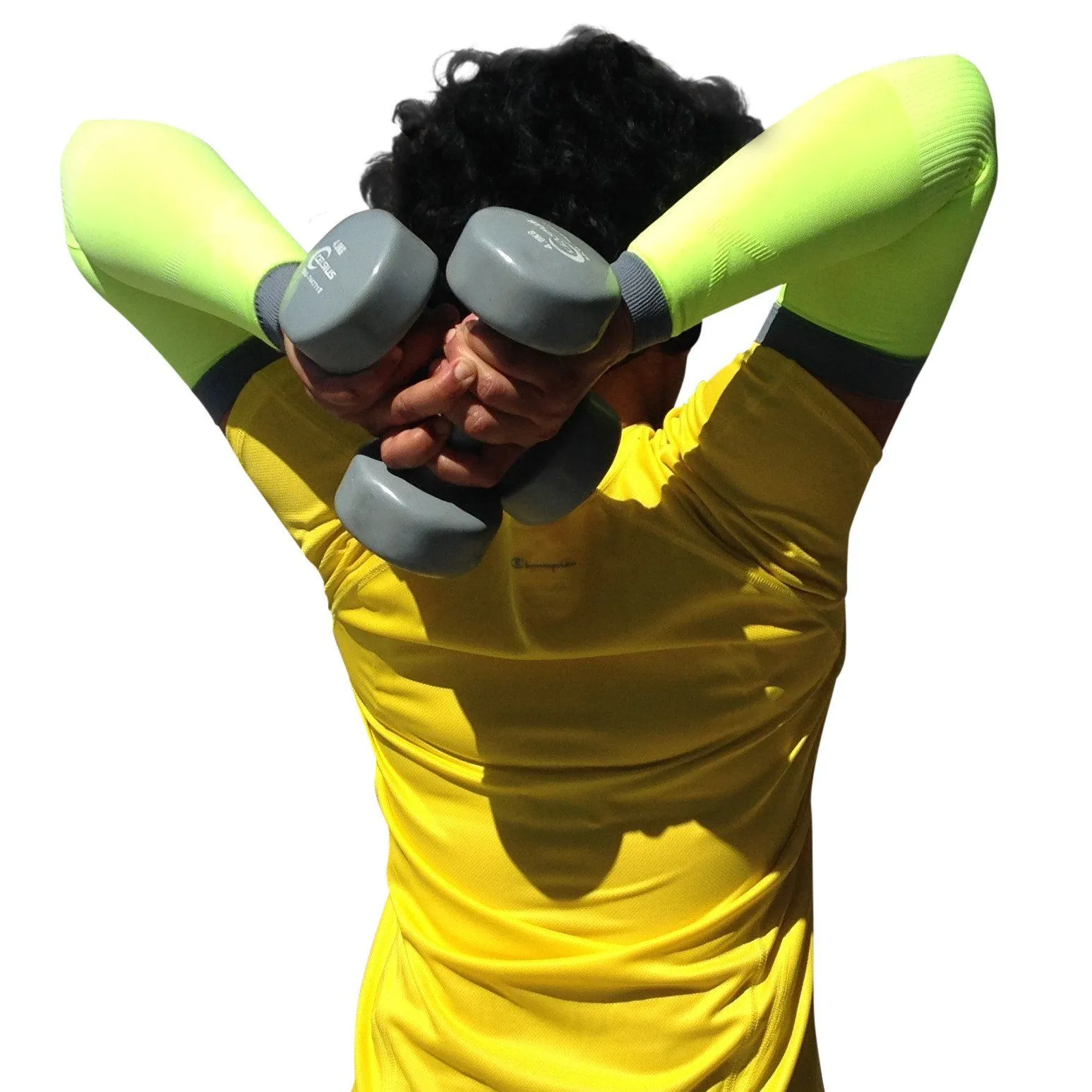 Arm Compression Sleeves - Neon Green