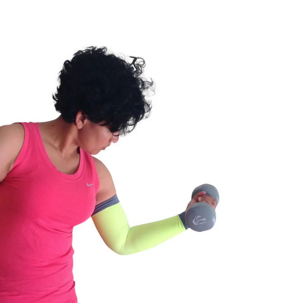 Arm Compression Sleeves - Neon Green