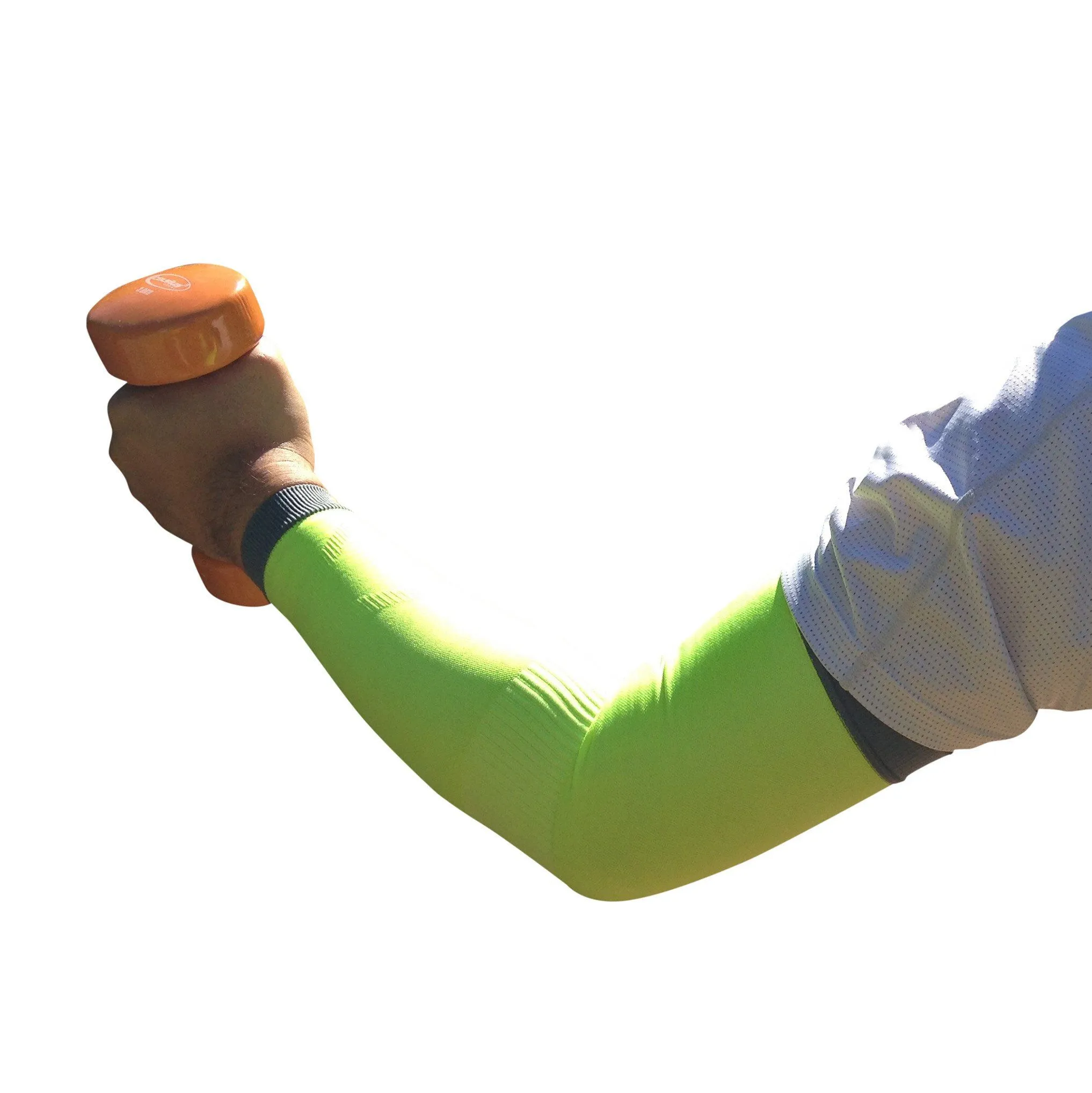 Arm Compression Sleeves - Neon Green