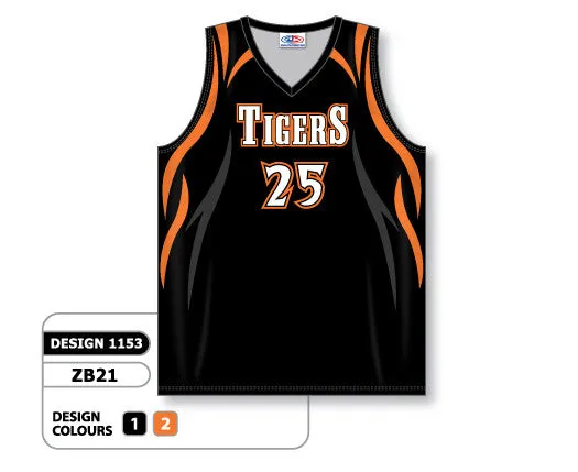 Athletic Knit Custom Sublimated Basketball Jersey Design 1153