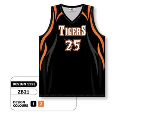Athletic Knit Custom Sublimated Basketball Jersey Design 1153