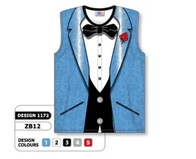 Athletic Knit Custom Sublimated Basketball Jersey Design 1172