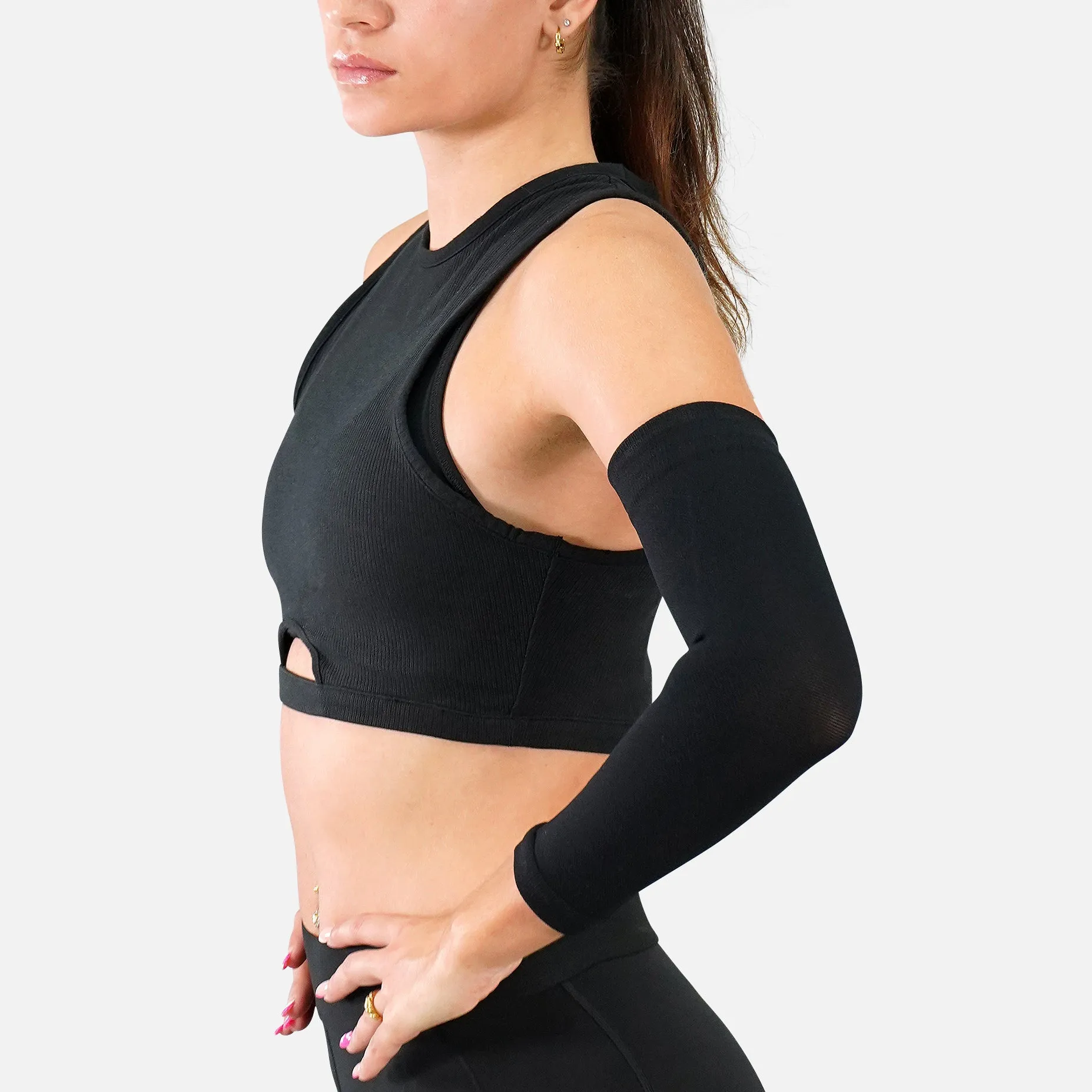 Basic Black One Size Fits All Arm Sleeve