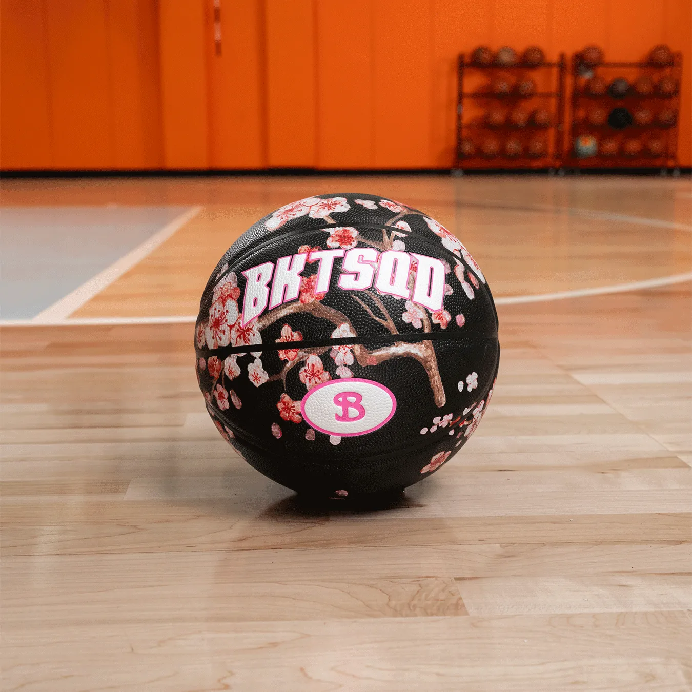 BASKETBALL - CHERRY BLOSSOM BLACK SIZE 6