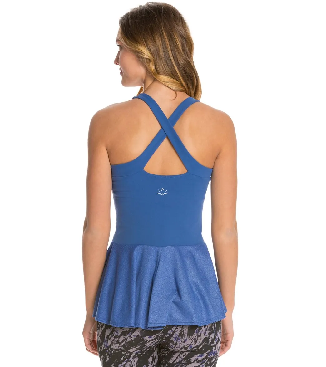 Beyond Yoga Femme Fatale Peplum Yoga Tank Top