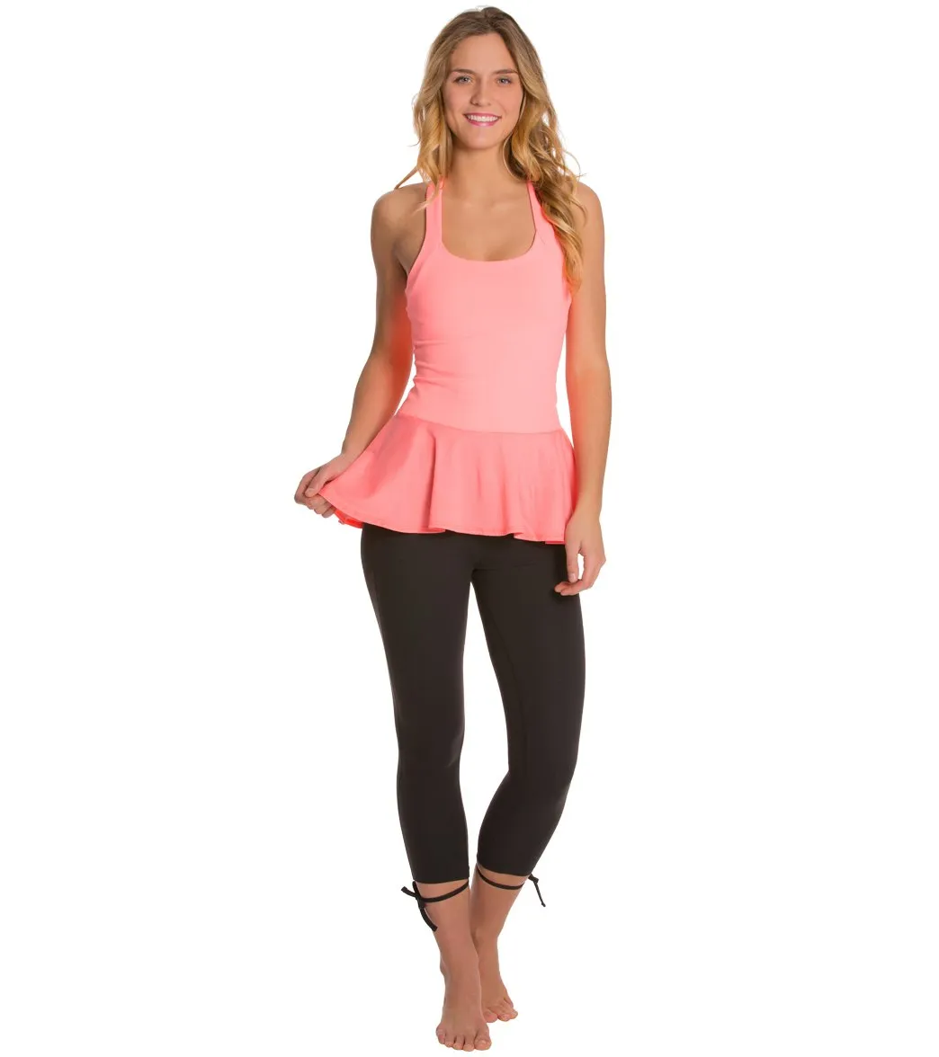 Beyond Yoga Femme Fatale Peplum Yoga Tank Top