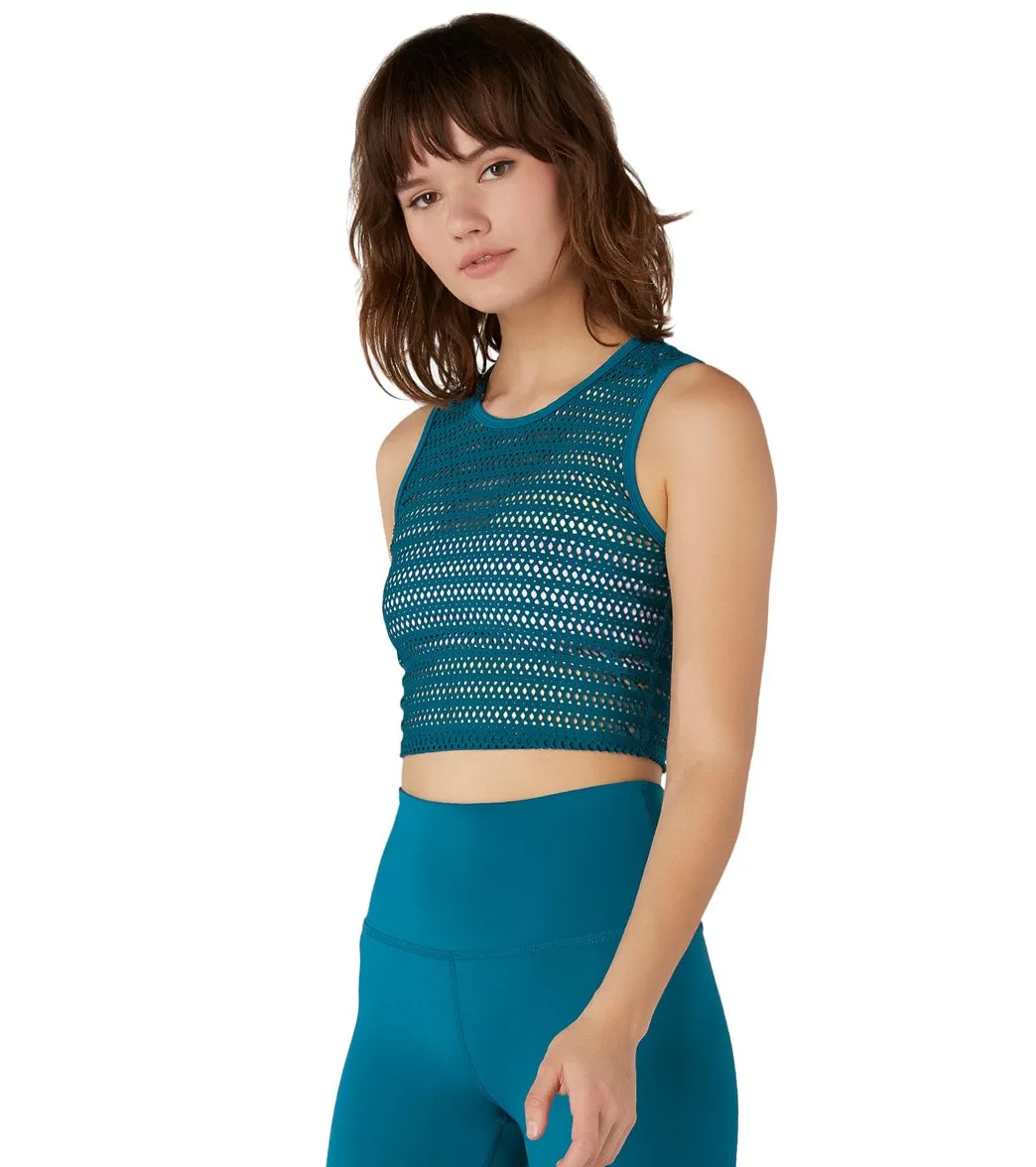 Beyond Yoga Sportflex Top Notch Cropped Yoga Tank
