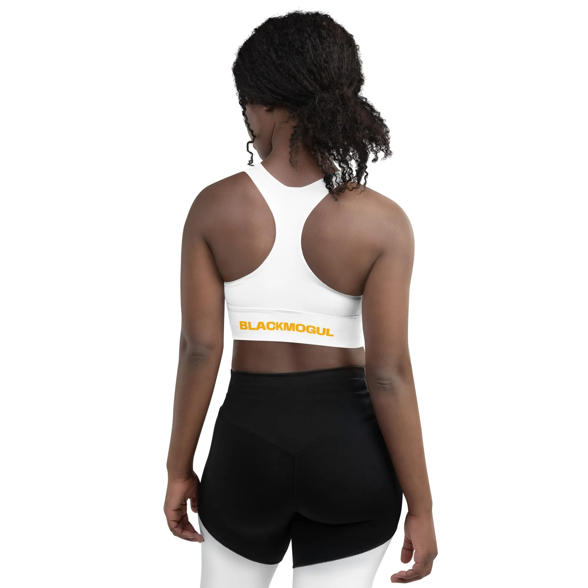 Black Mogul Tigresse' Longline sports bra