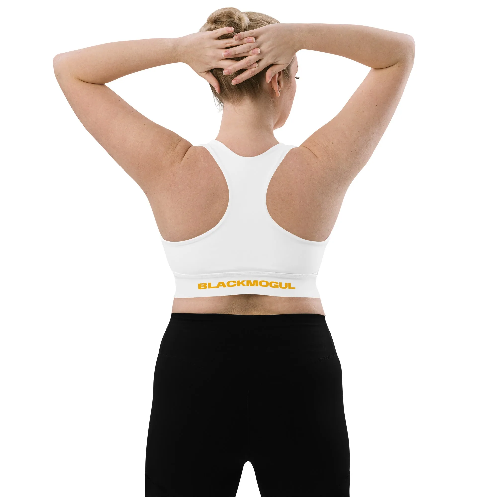 Black Mogul Tigresse' Longline sports bra