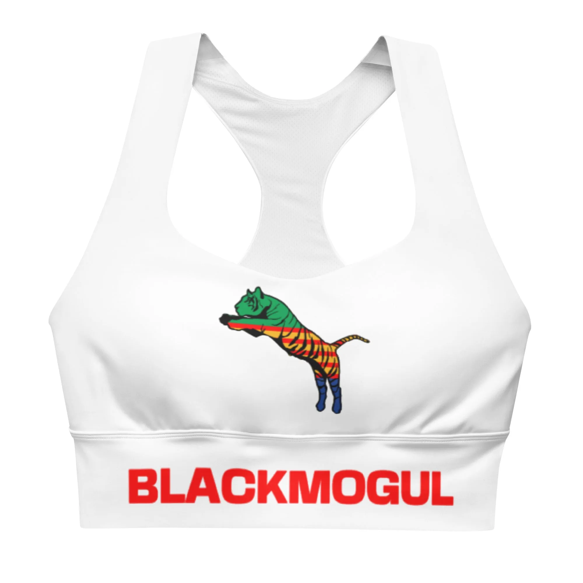 Black Mogul Tigresse' Longline sports bra