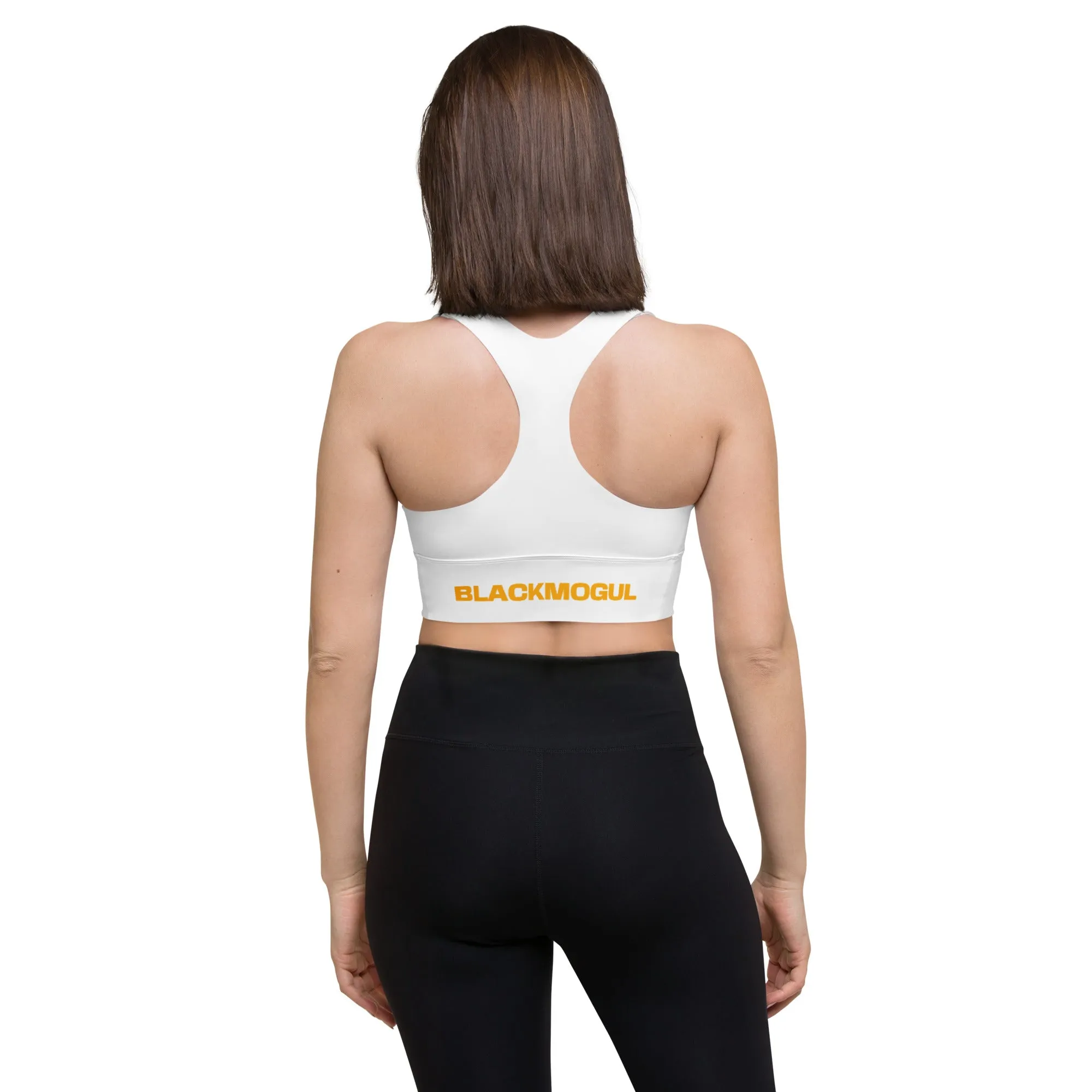 Black Mogul Tigresse' Longline sports bra