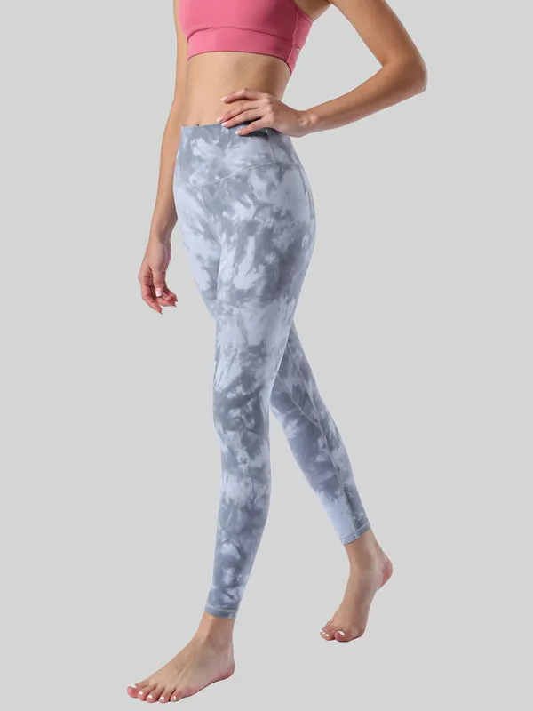 Blue Zone Planet |  Double-sided brushed nude high waist, buttocks, abdomen, yoga clothes, nine-point pants
