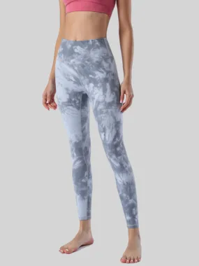 Blue Zone Planet |  Double-sided brushed nude high waist, buttocks, abdomen, yoga clothes, nine-point pants