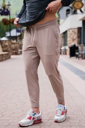 [Burlebo] Performance Jogger - Cobblestone