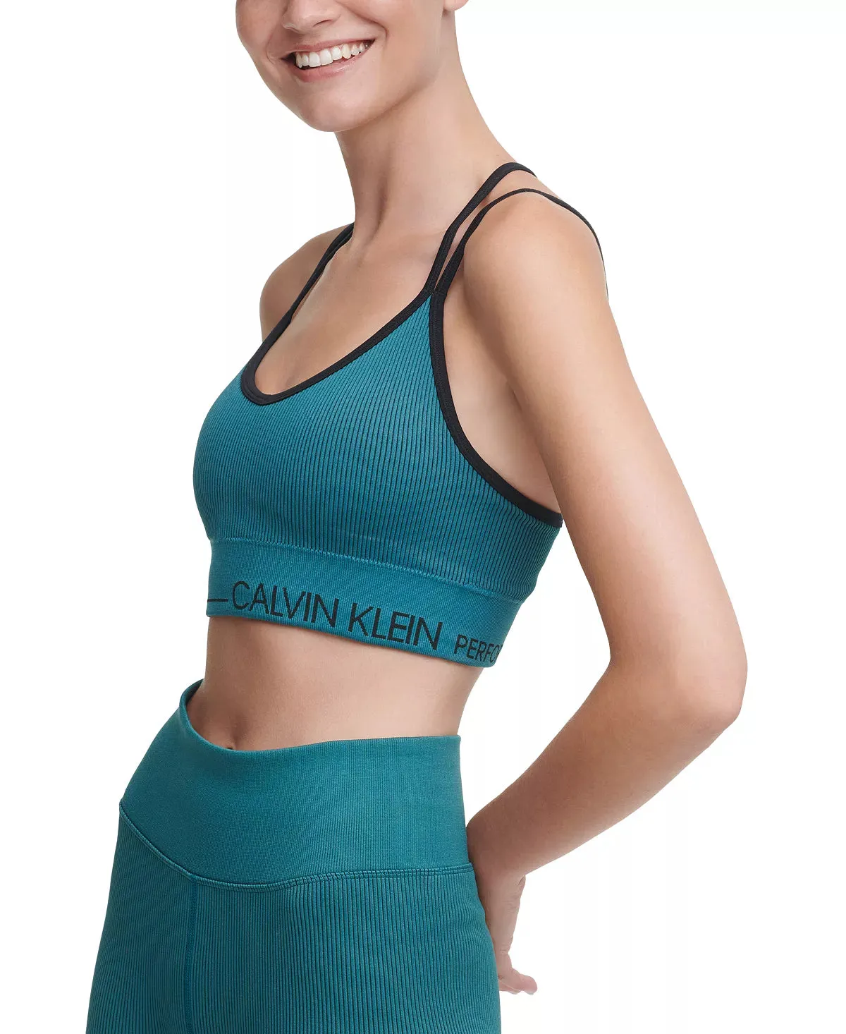 Calvin Klein Performance Cross-Back Low-Impact Sports Bra