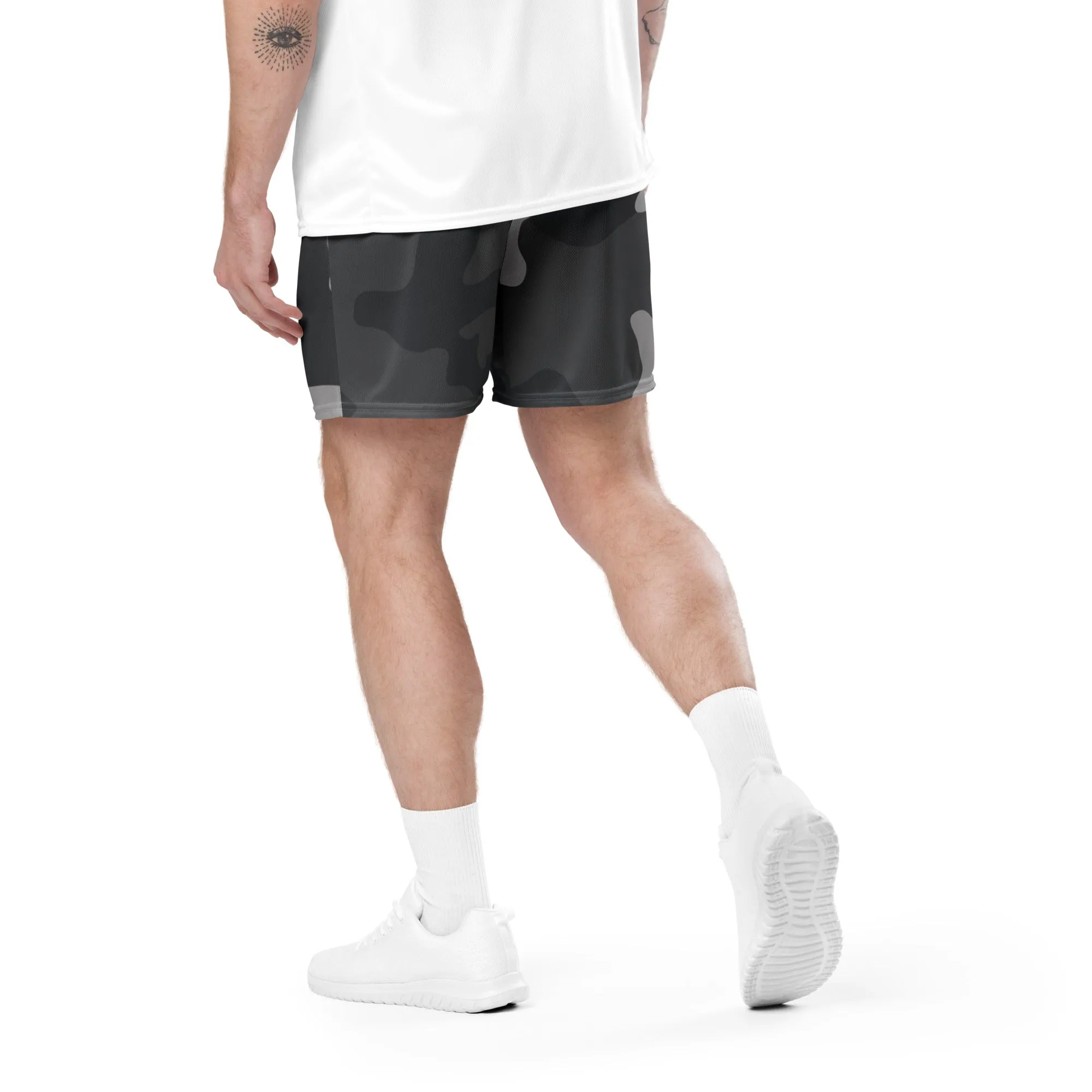 Camo mesh shorts