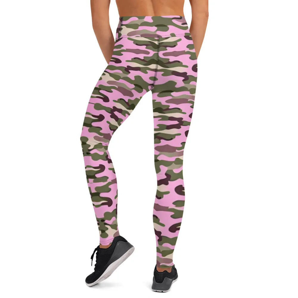 Camo Print Yoga Leggings  |   Fashionable & Comfortable