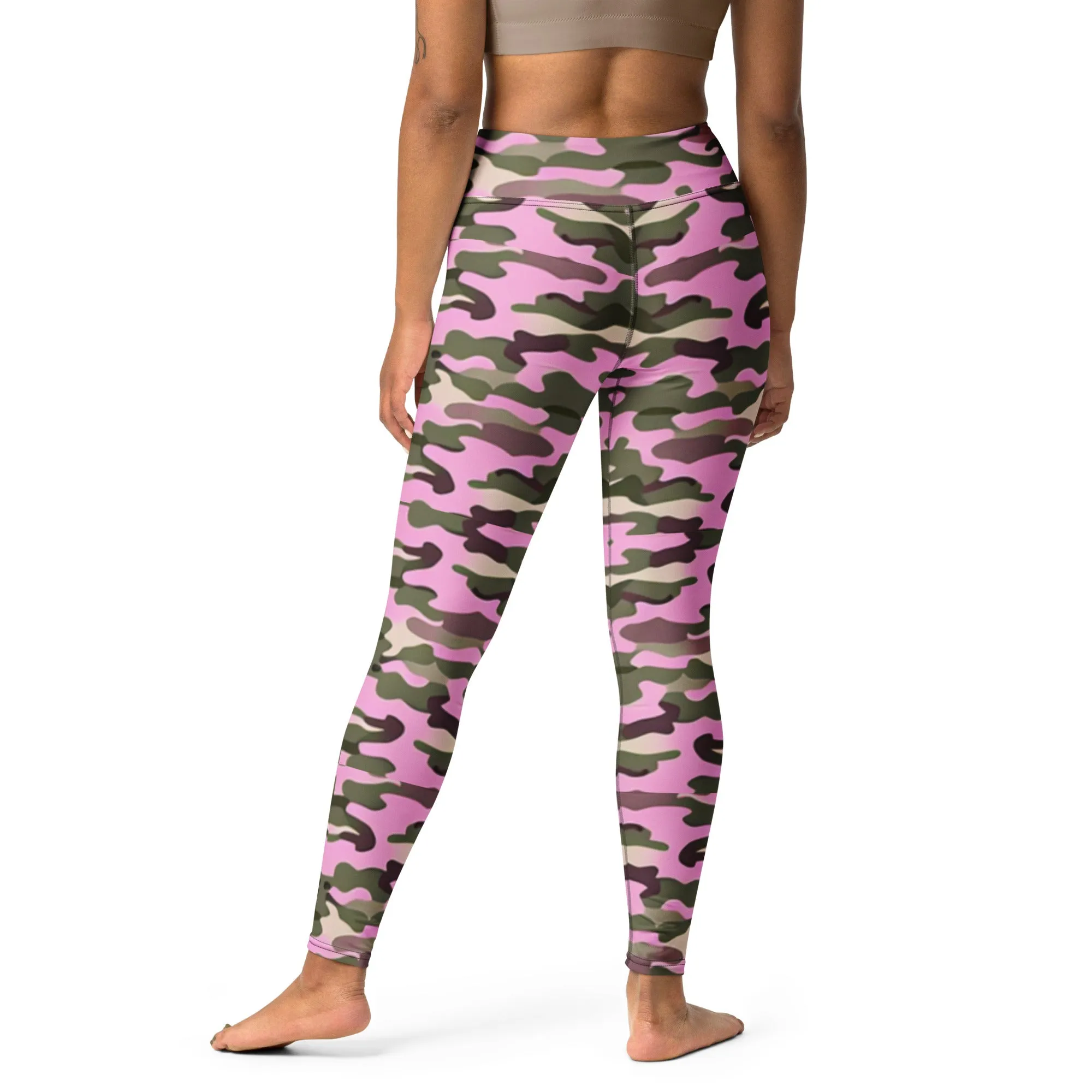 Camo Print Yoga Leggings  |   Fashionable & Comfortable