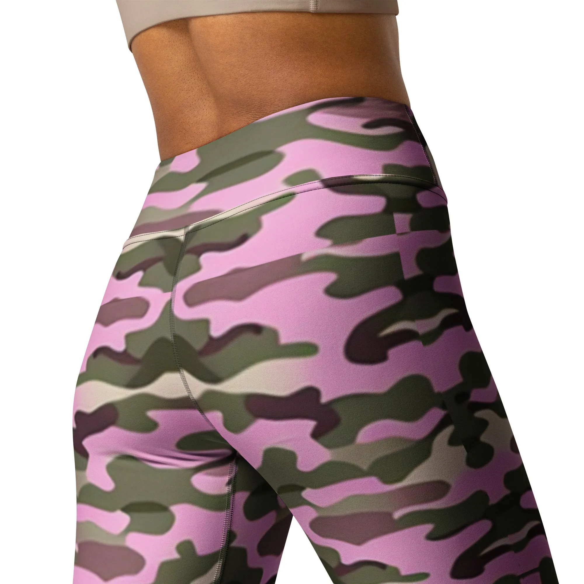 Camo Print Yoga Leggings  |   Fashionable & Comfortable