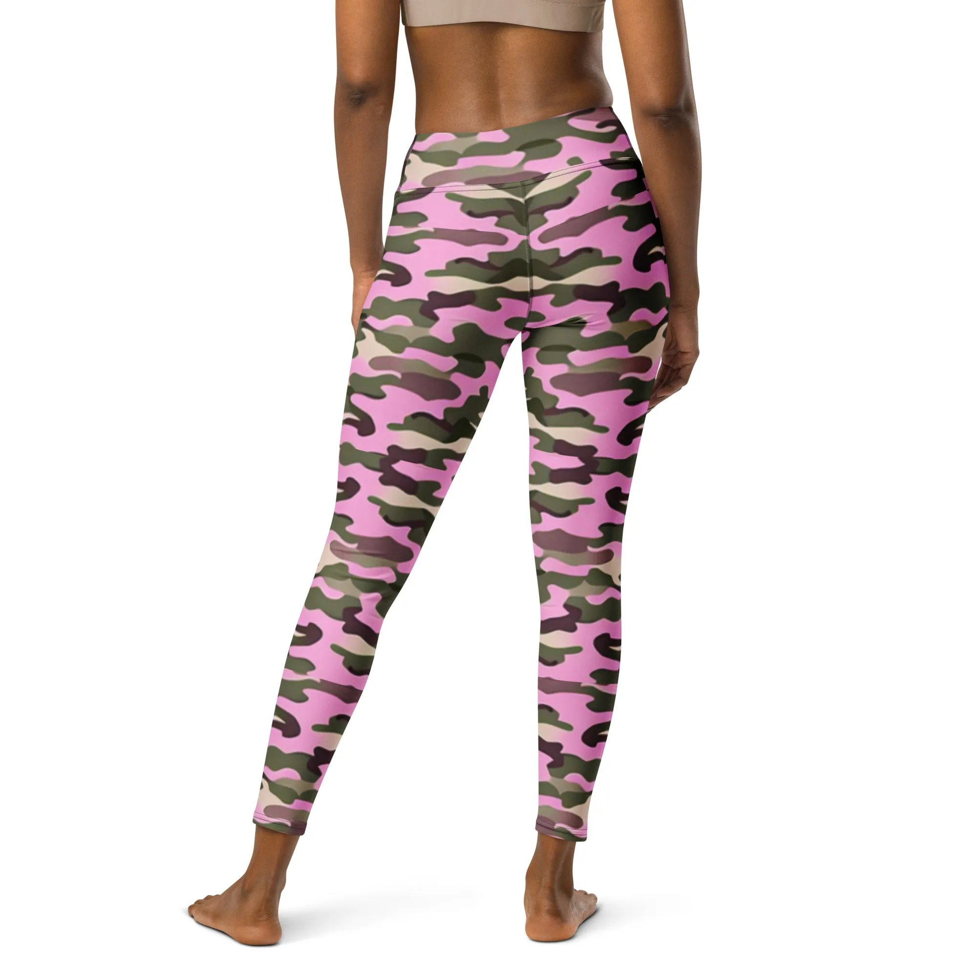 Camo Print Yoga Leggings  |   Fashionable & Comfortable