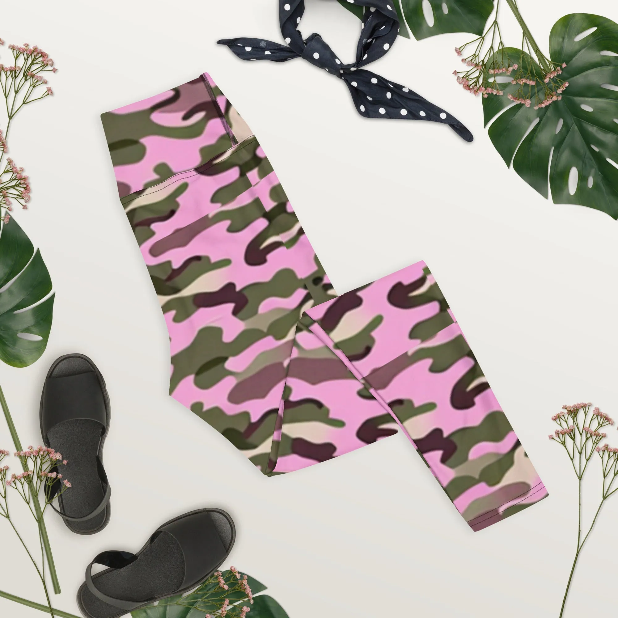 Camo Print Yoga Leggings  |   Fashionable & Comfortable