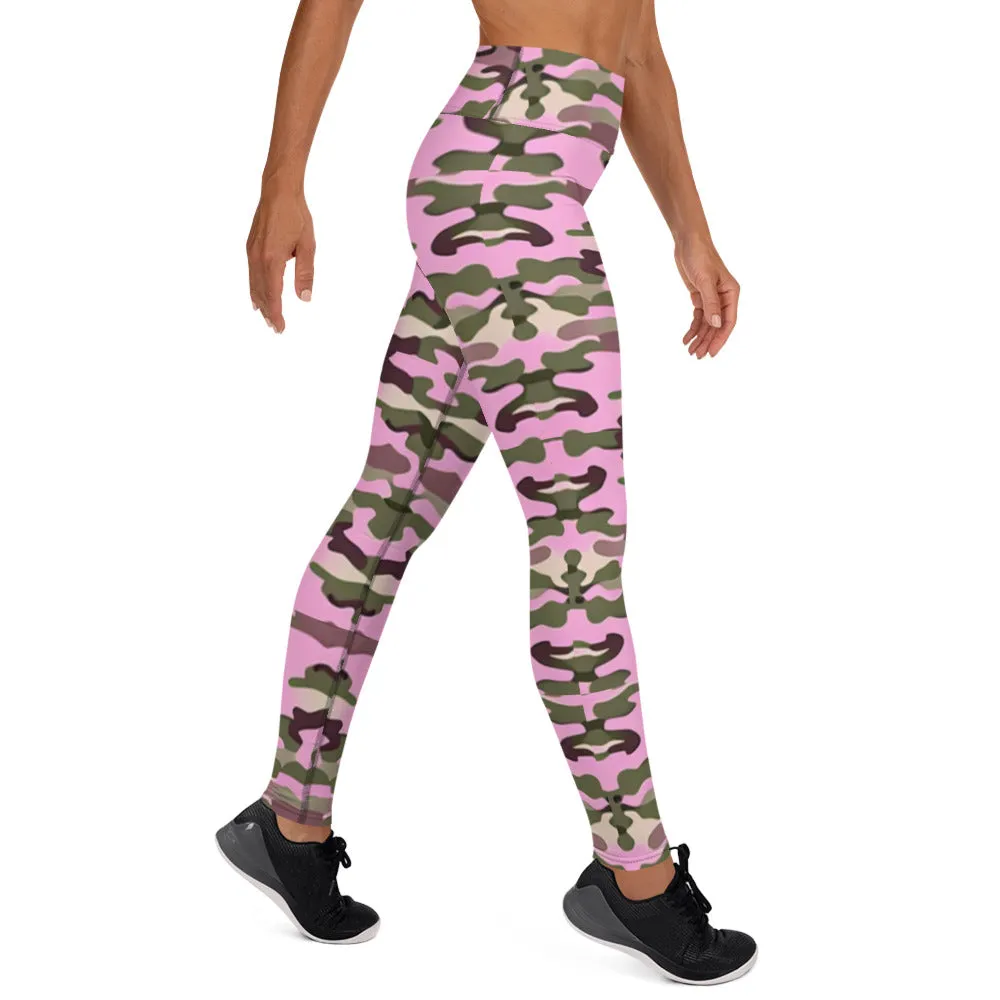 Camo Print Yoga Leggings  |   Fashionable & Comfortable