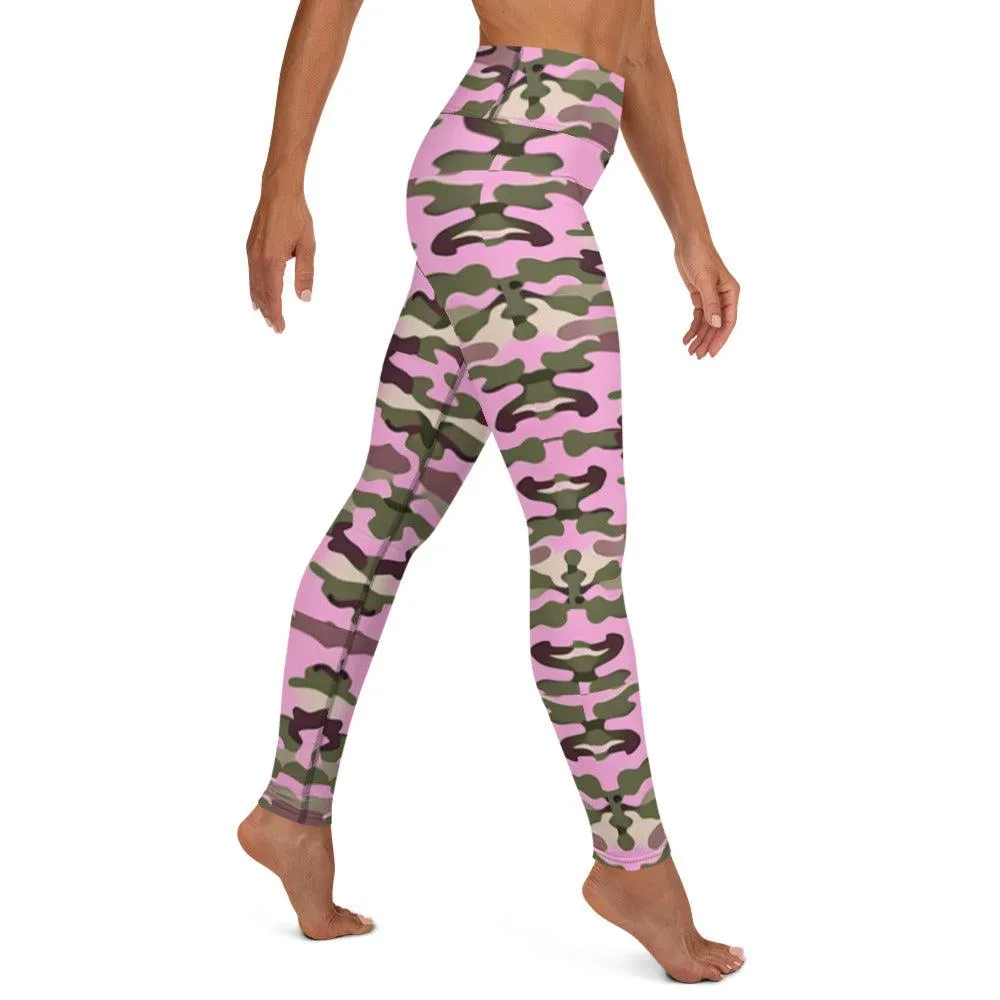 Camo Print Yoga Leggings  |   Fashionable & Comfortable