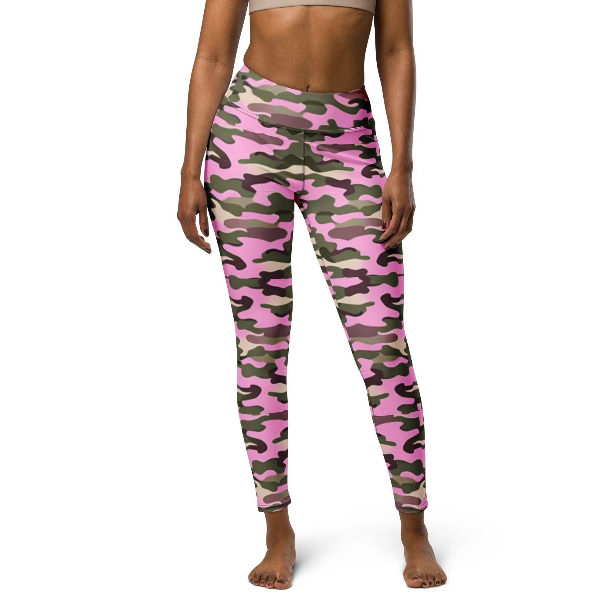Camo Print Yoga Leggings  |   Fashionable & Comfortable