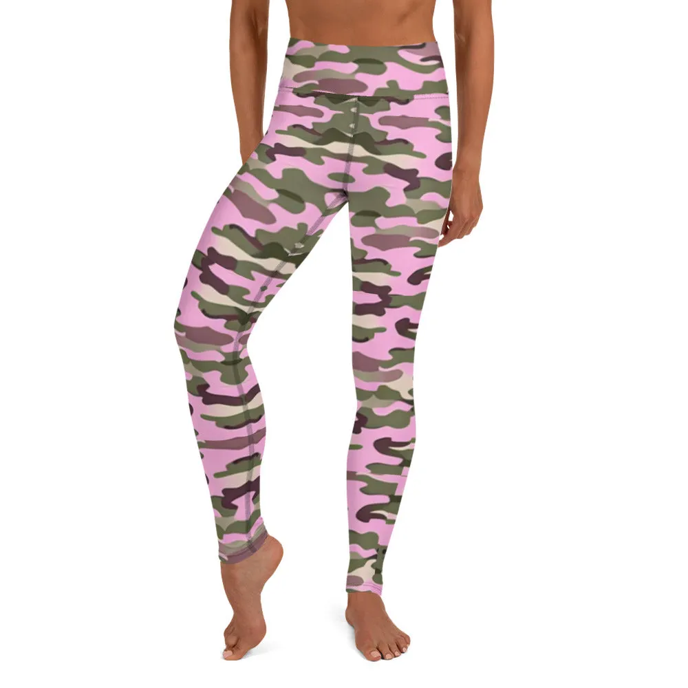 Camo Print Yoga Leggings  |   Fashionable & Comfortable