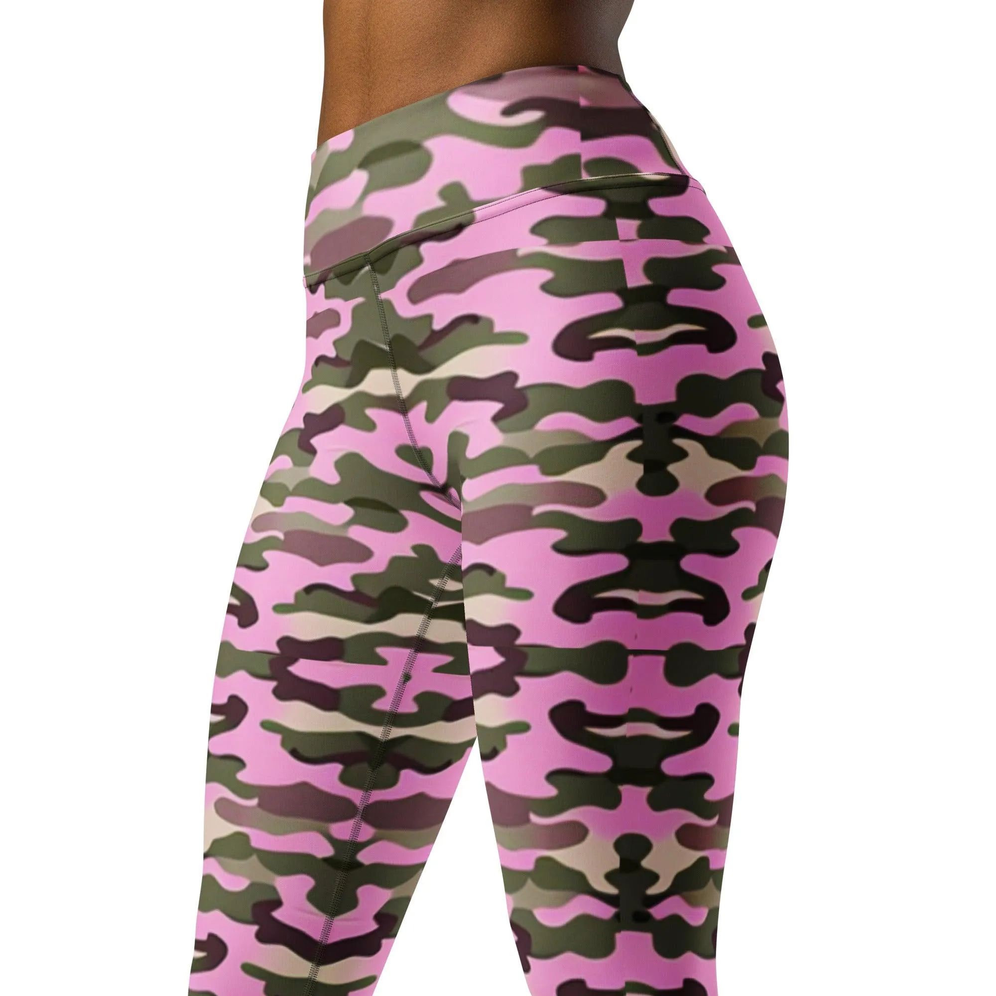 Camo Print Yoga Leggings  |   Fashionable & Comfortable