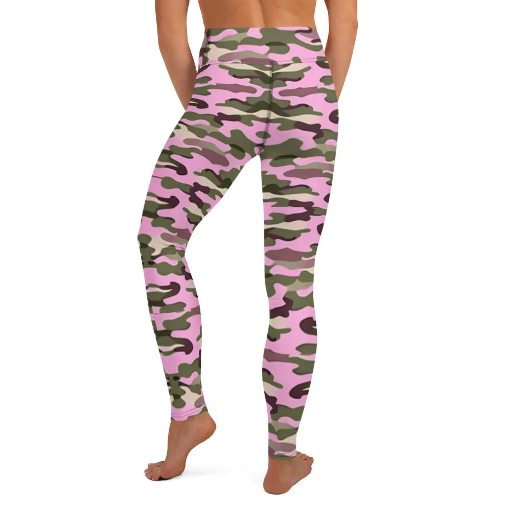 Camo Print Yoga Leggings  |   Fashionable & Comfortable