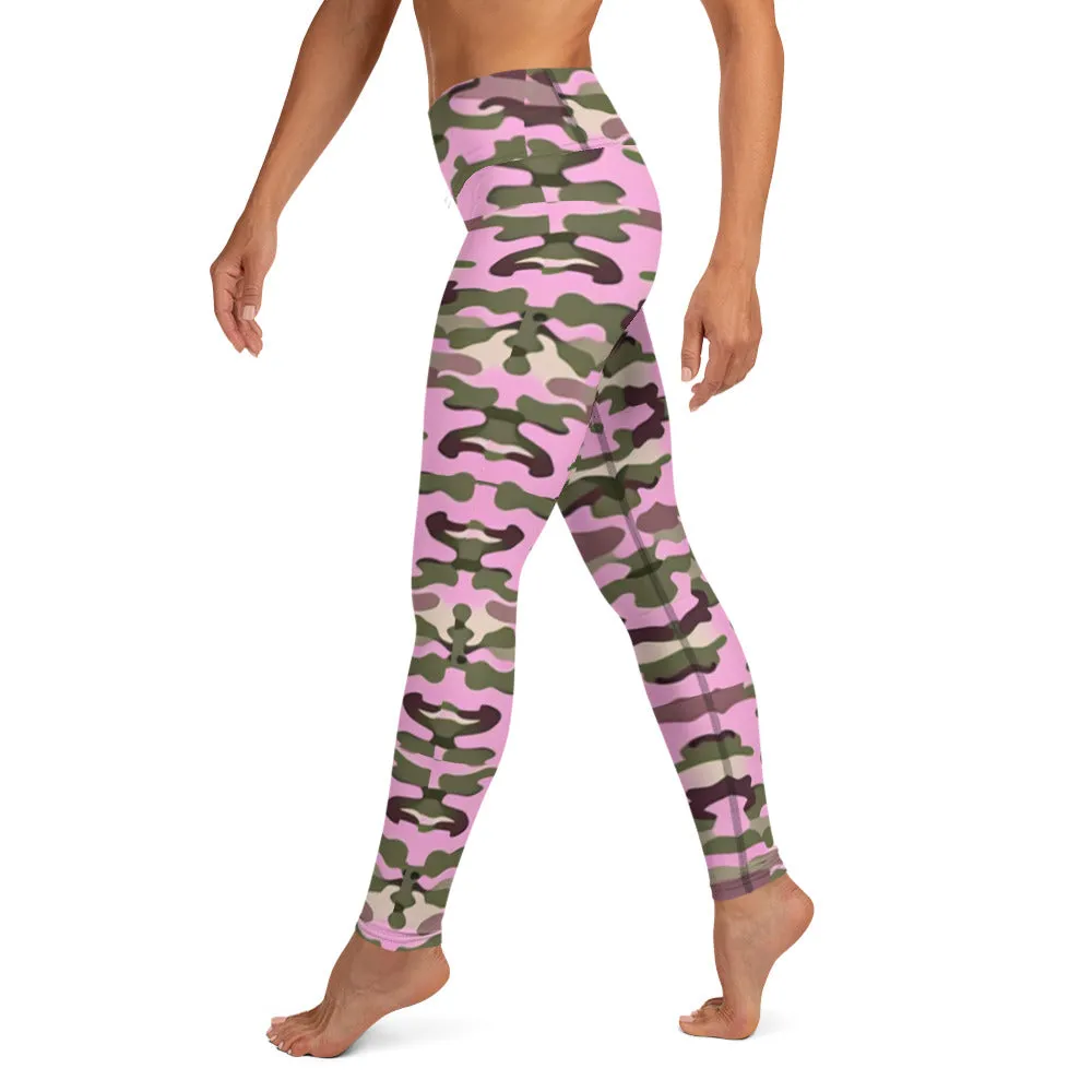Camo Print Yoga Leggings  |   Fashionable & Comfortable
