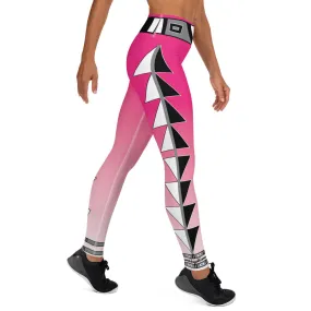 Centered Pink Fade Yoga Leggings