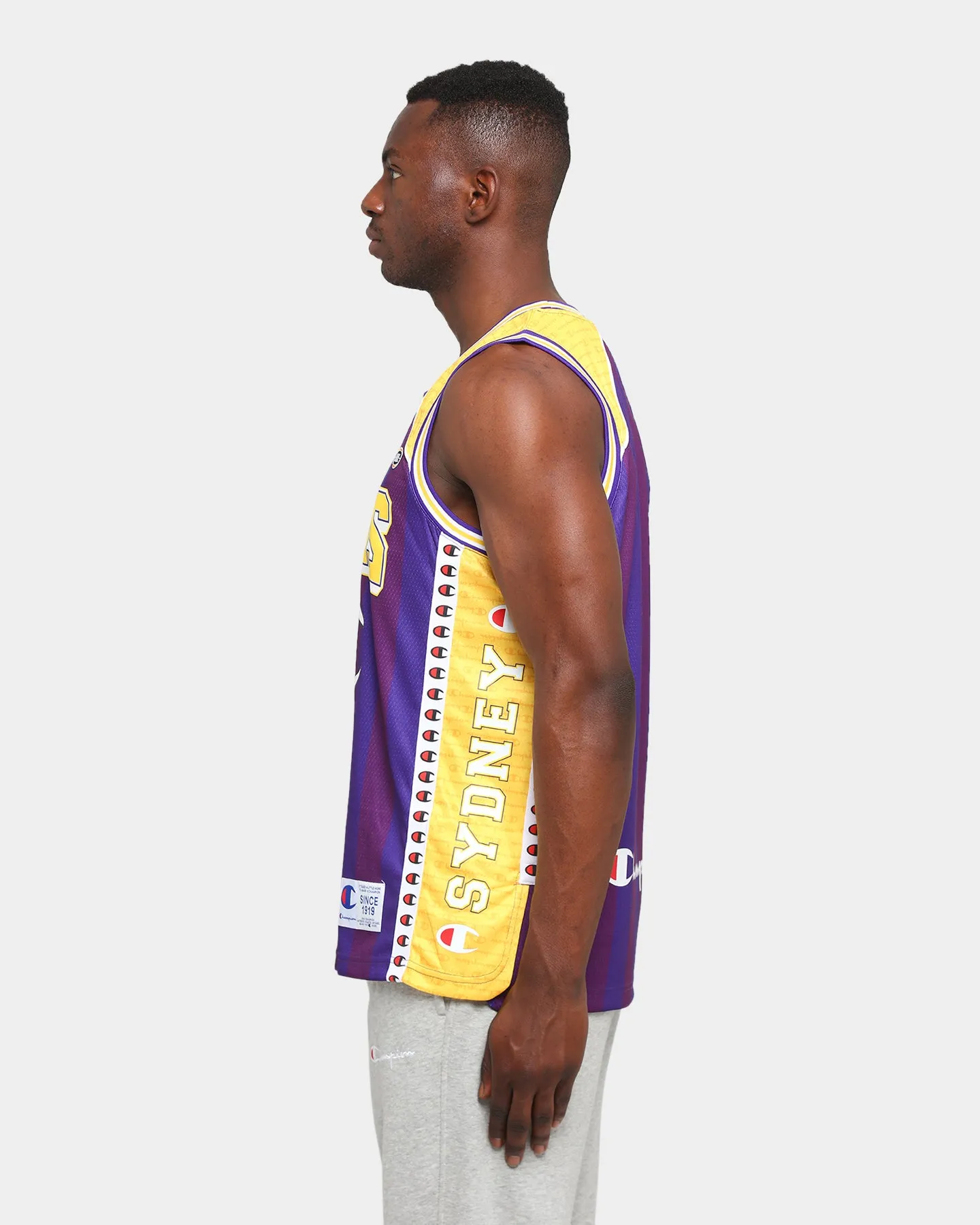 Champion Sydney Kings Off-Court NBL Jersey Purple/Yellow