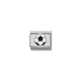 Classic Soccer Ball Link - Silver - 330202/13