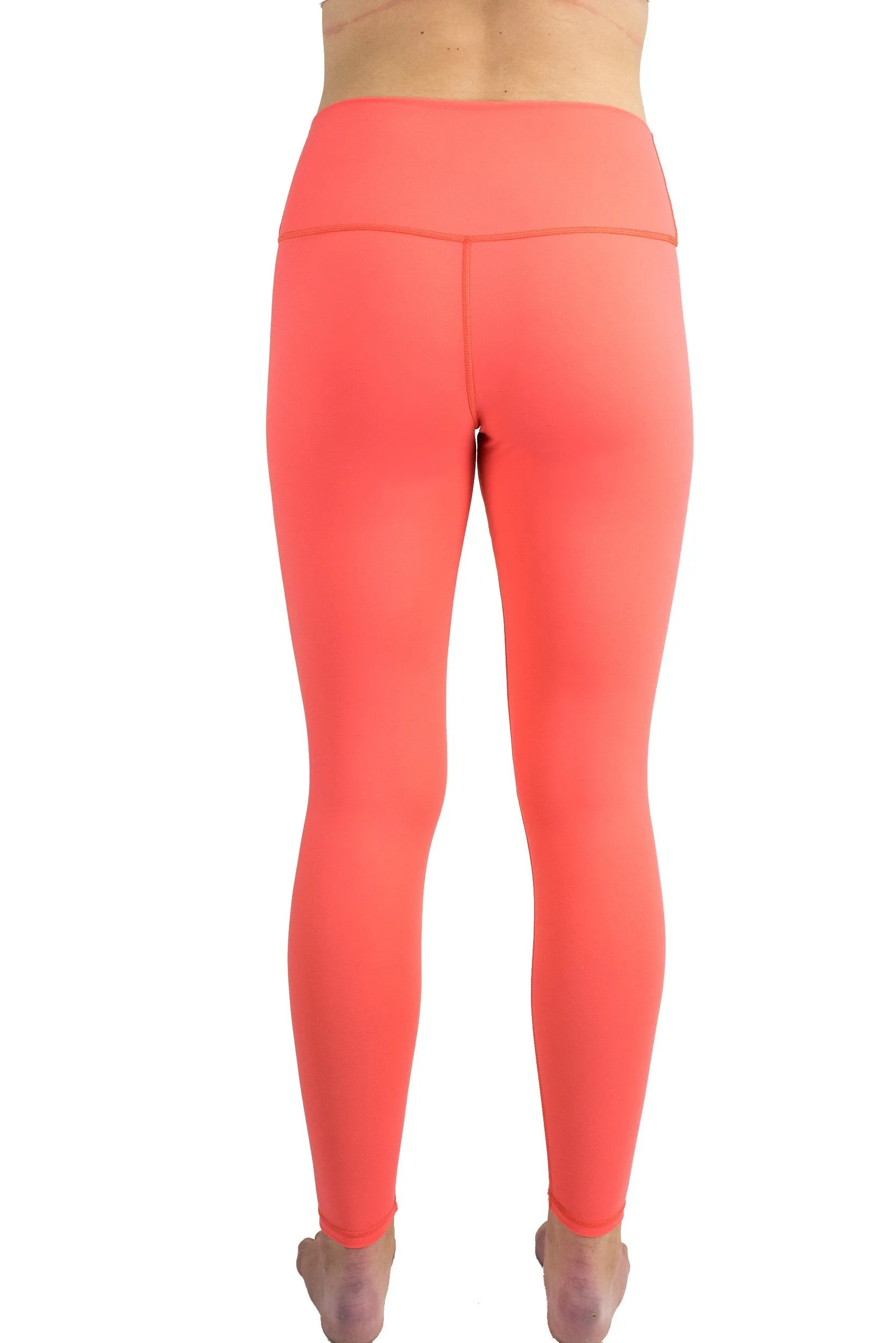 Comfort Legging in Neon Coral
