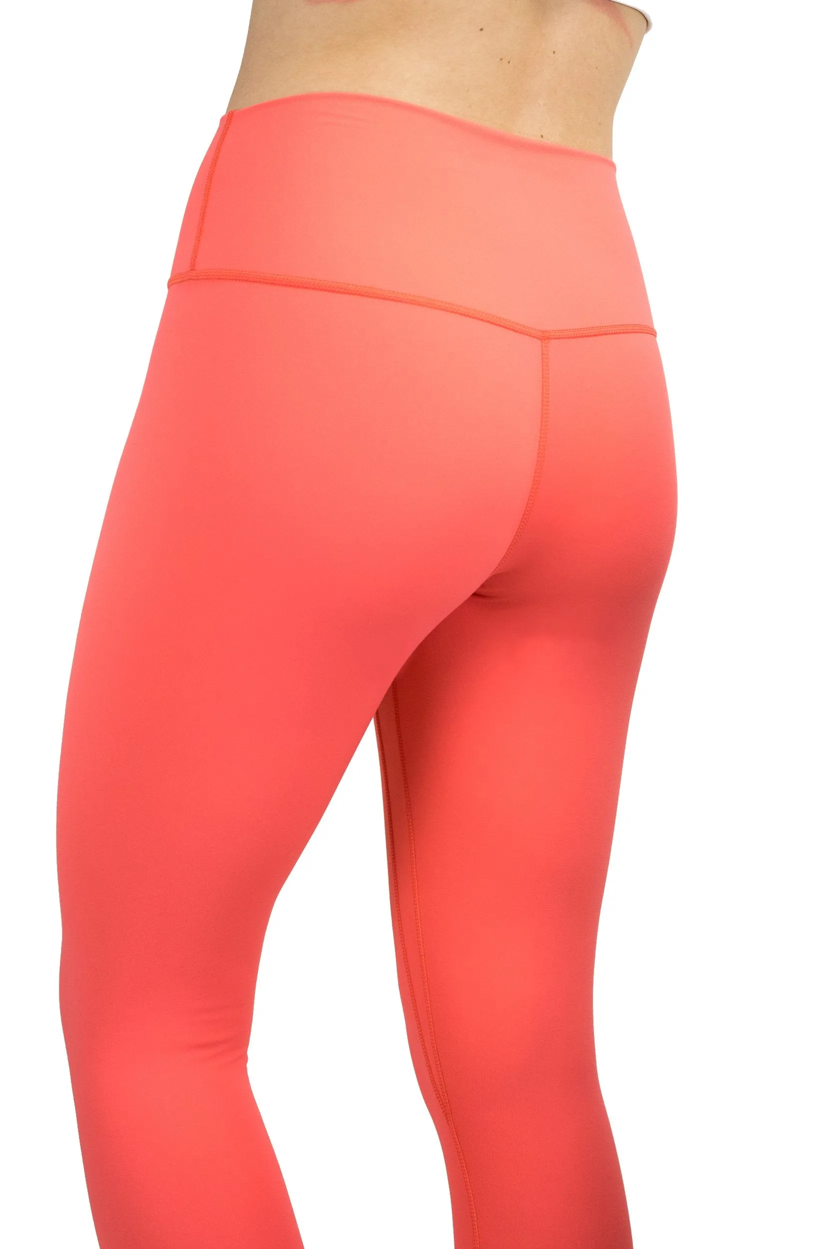 Comfort Legging in Neon Coral