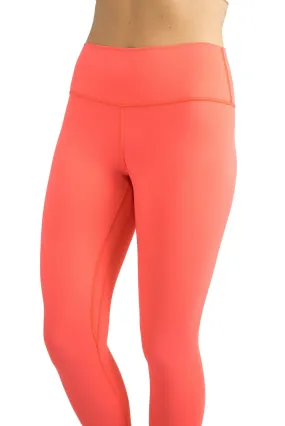 Comfort Legging in Neon Coral