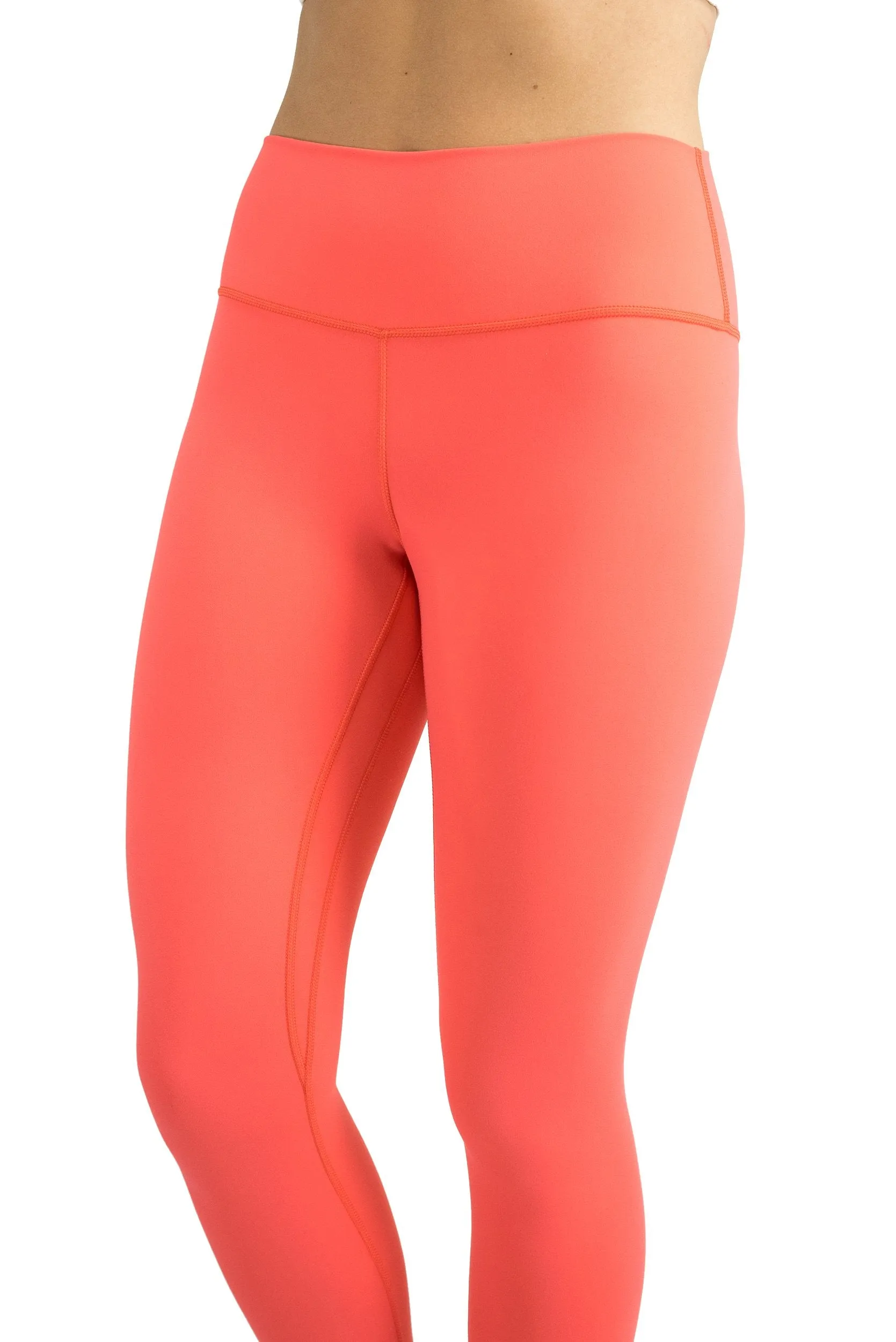 Comfort Legging in Neon Coral