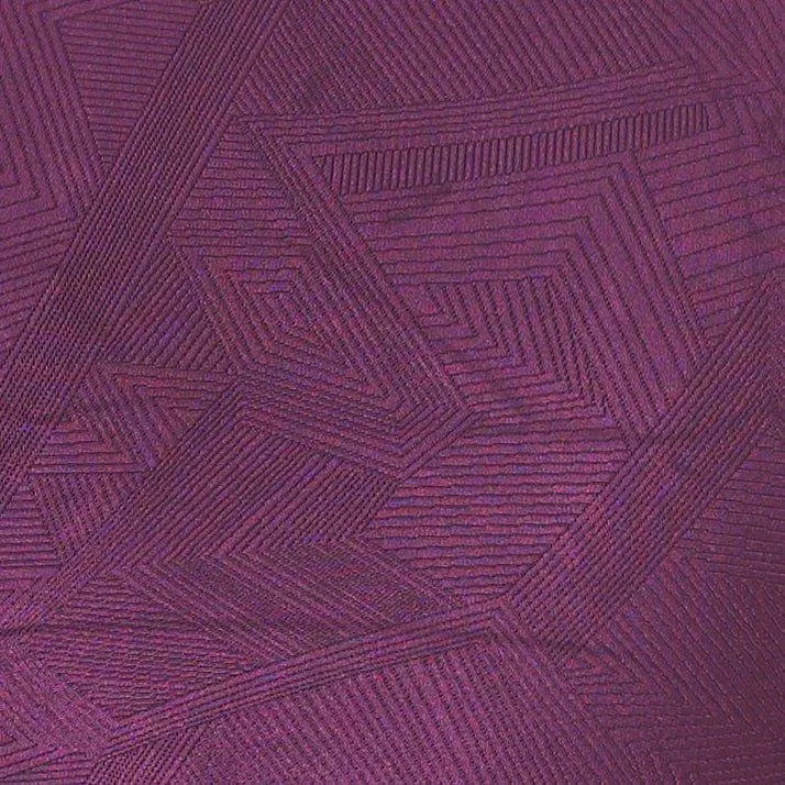 Cross Back Performance Bra Top - Sangria Geo Pattern