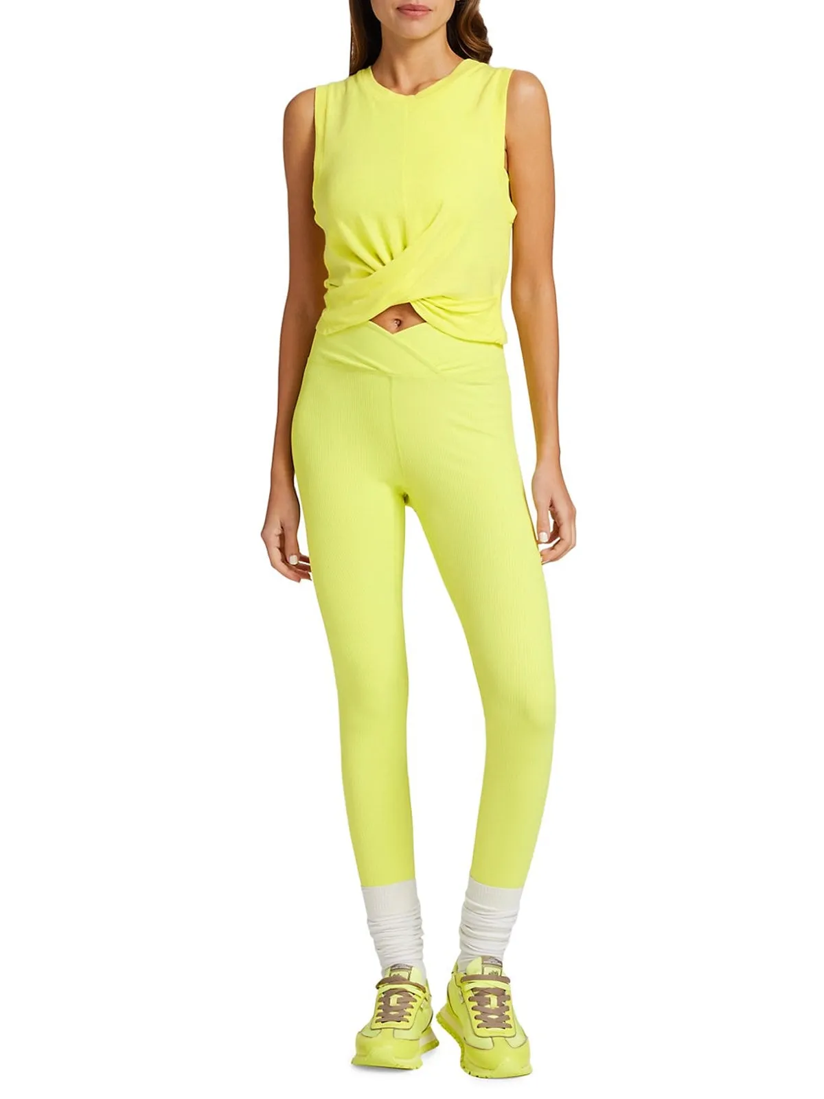Cyber Lime Anne Marie Tank Top