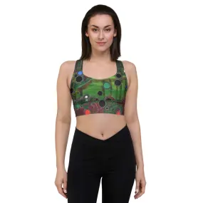 David Heatwole Particles Longline sports bra