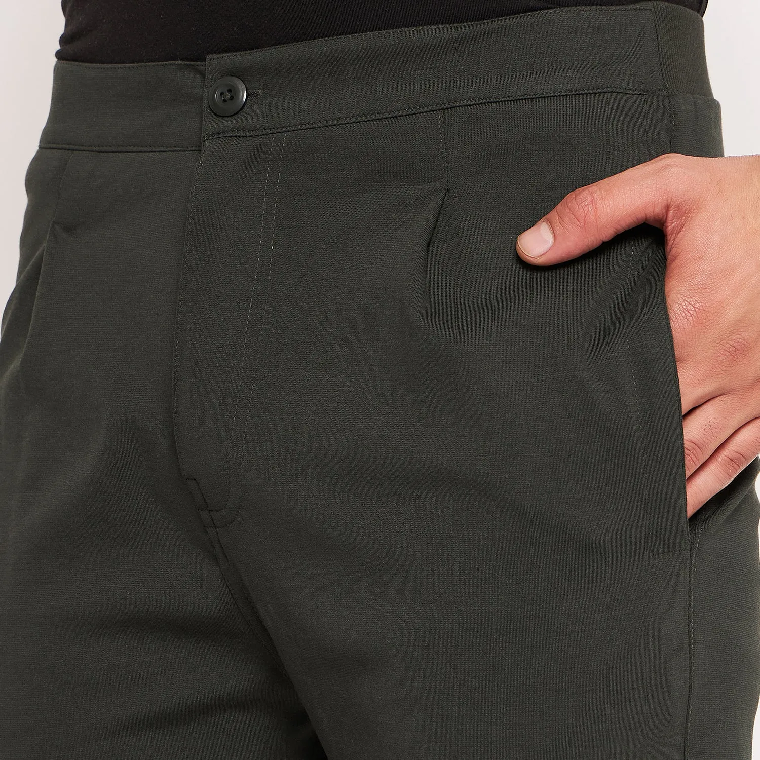 Duke Stardust Men Solid Track Pant (LF5661)