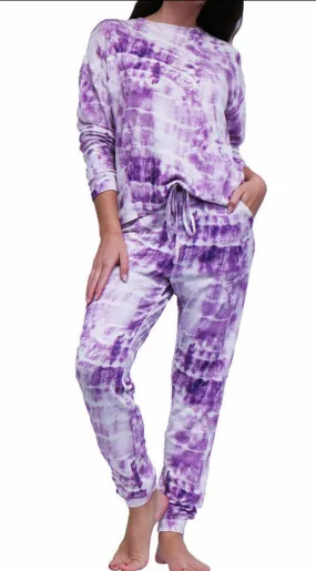 Electric Purple Lounge Set - Top & Joggers