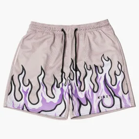 Flame Aesthetic Basketball Shorts Unisex